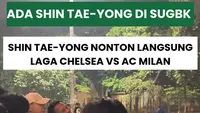 Pelatih Persija Jakarta, Shin Tae-yong, menonton langsung laga Chelsea kontra AC Milan di SUGBK