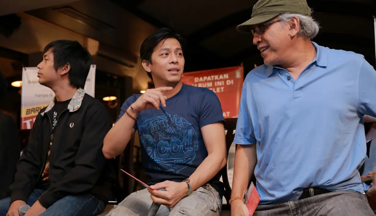 Dalam menggarap proyek besar itu, menggandeng produser terkenal, Steve Lillywhite yang pernah meraih 6 Grammy Awards. (Adrian Putra/Bintang.com)