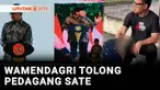 Wakil Menteri Dalam Negeri, Bima Arya menolong pedagang sate yang tertabrak mobil di Surabaya, Jawa Timur, Kamis pagi. Video amatir yang merekam Wamendagri Bima Arya viral di media sosial.
