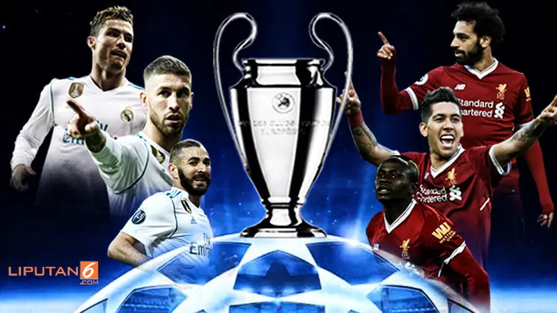 Infografis Real madrid Vs Liverpool