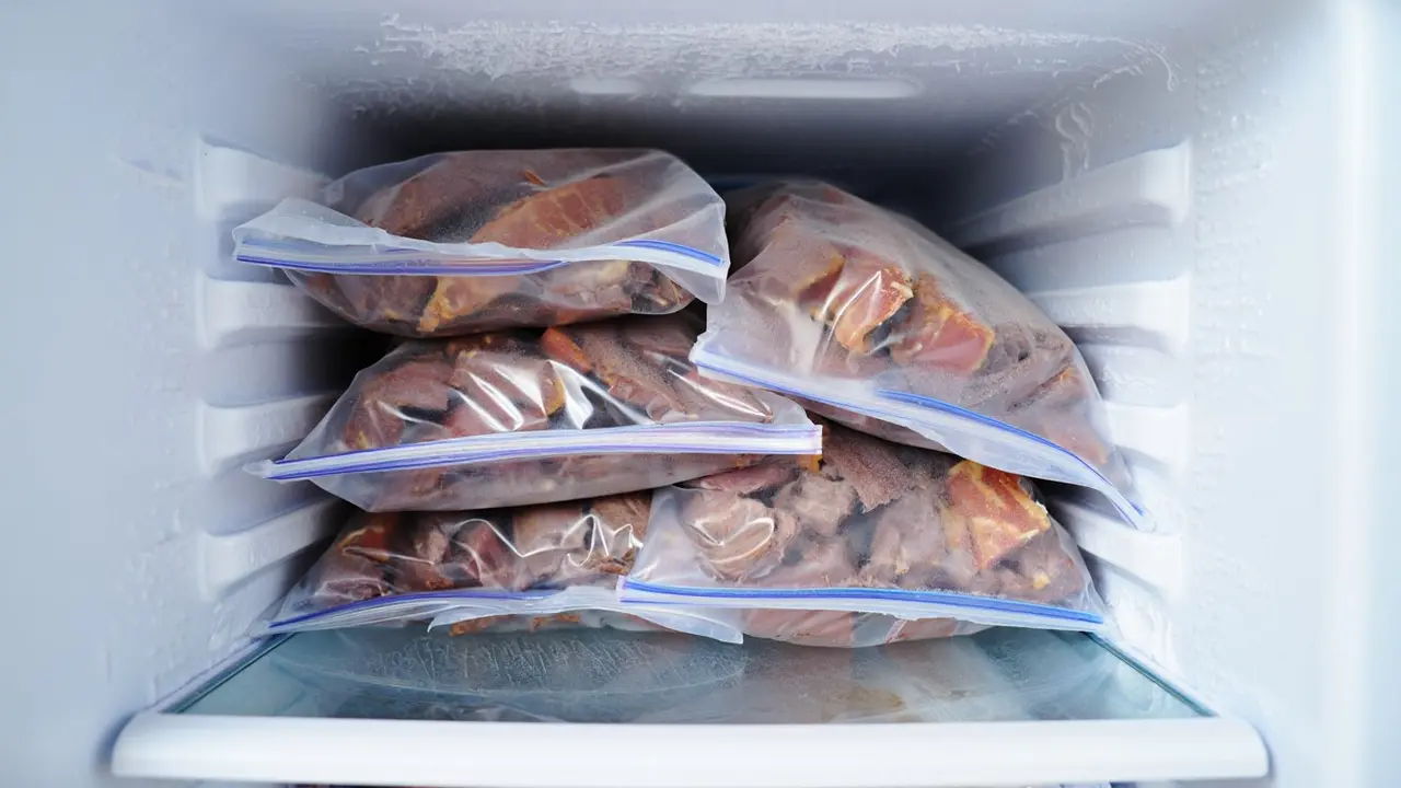 Menyimpan daging rebus di freezer (Foto: Reve.com)