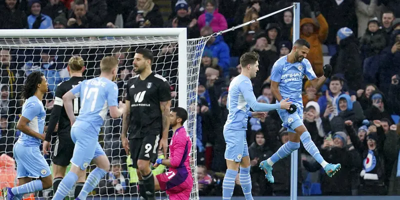 FOTO: Manchester City Hajar Fulham di Etihad Stadium