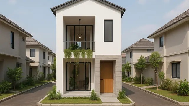 Rumah Kecil Tapi Cantik/Ilustrasi gambar oleh AI