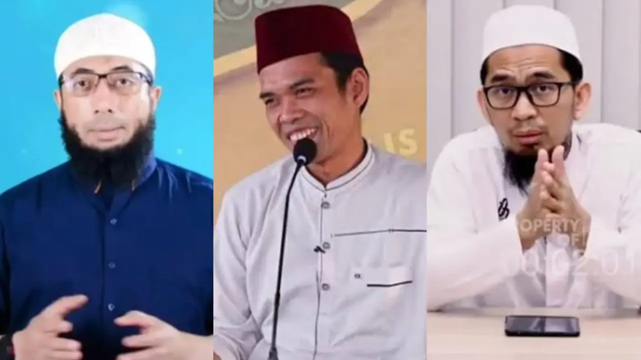 Ustadz Khalid Basalamah, Ustadz Abdul Somad (UAS), dan Ustadz Adi Hidayat (UAH)