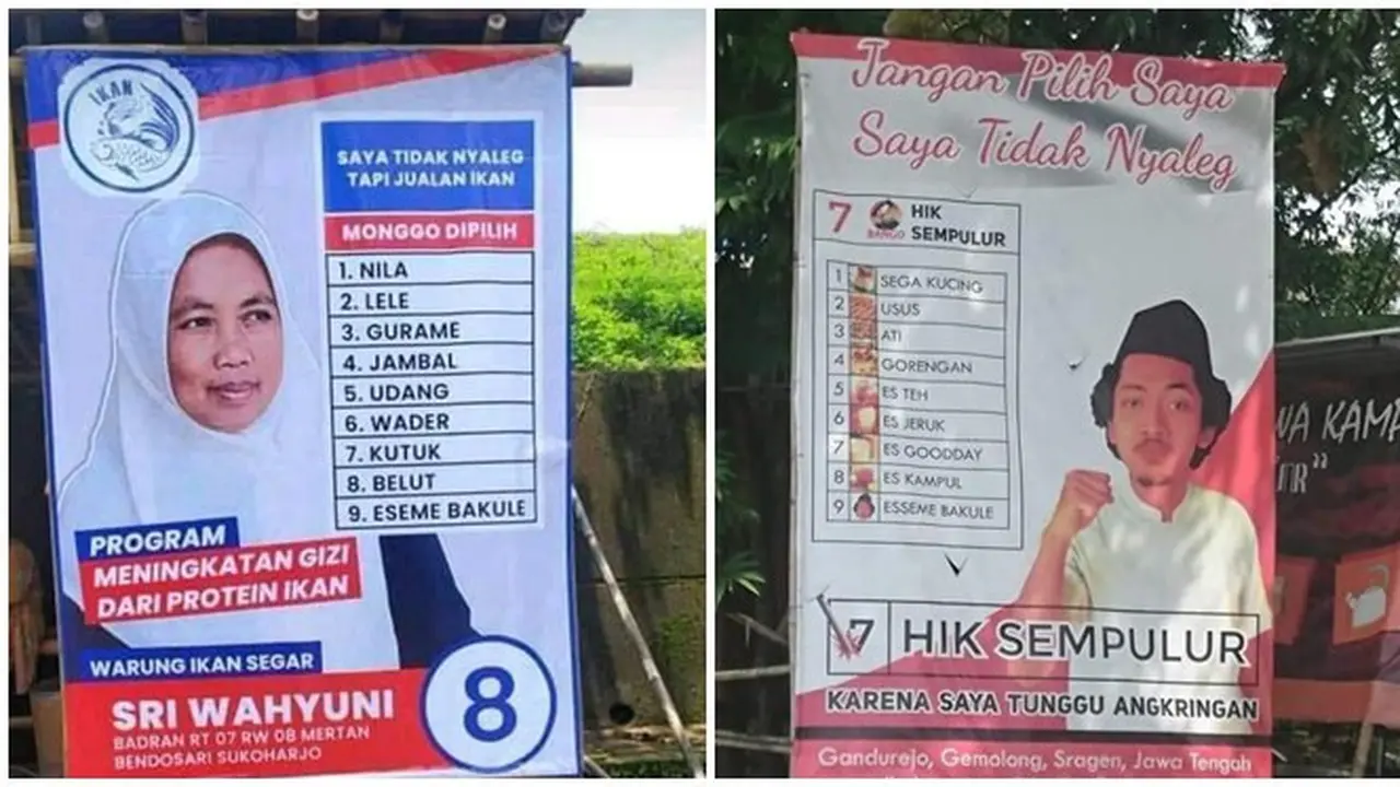 8 Potret Unik Spanduk Promosi Bak Jadi Caleg Ini Bikin Geleng Kepala