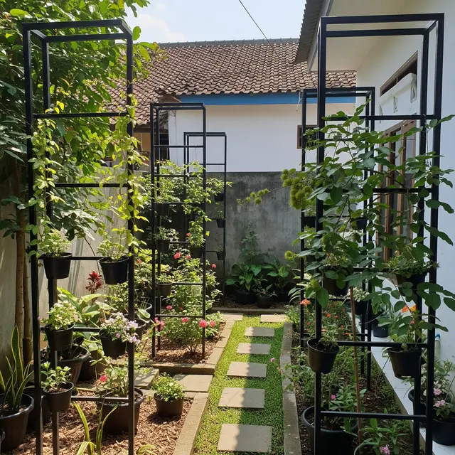 9 Model Kebun Rambat DIY untuk Halaman Belakang Rumah, Bikin Asri dan Sejuk