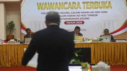 Komisi Yudisial Uji 23 Calon Hakim Agung dan Hakim Ad Hoc MA