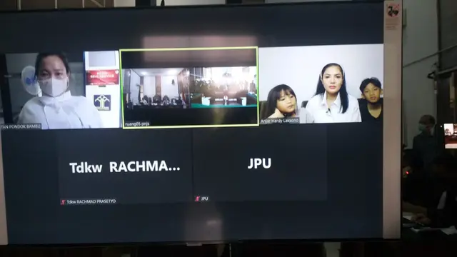 Suasana persidangan mantan Baby Siter Nindy Ayunda