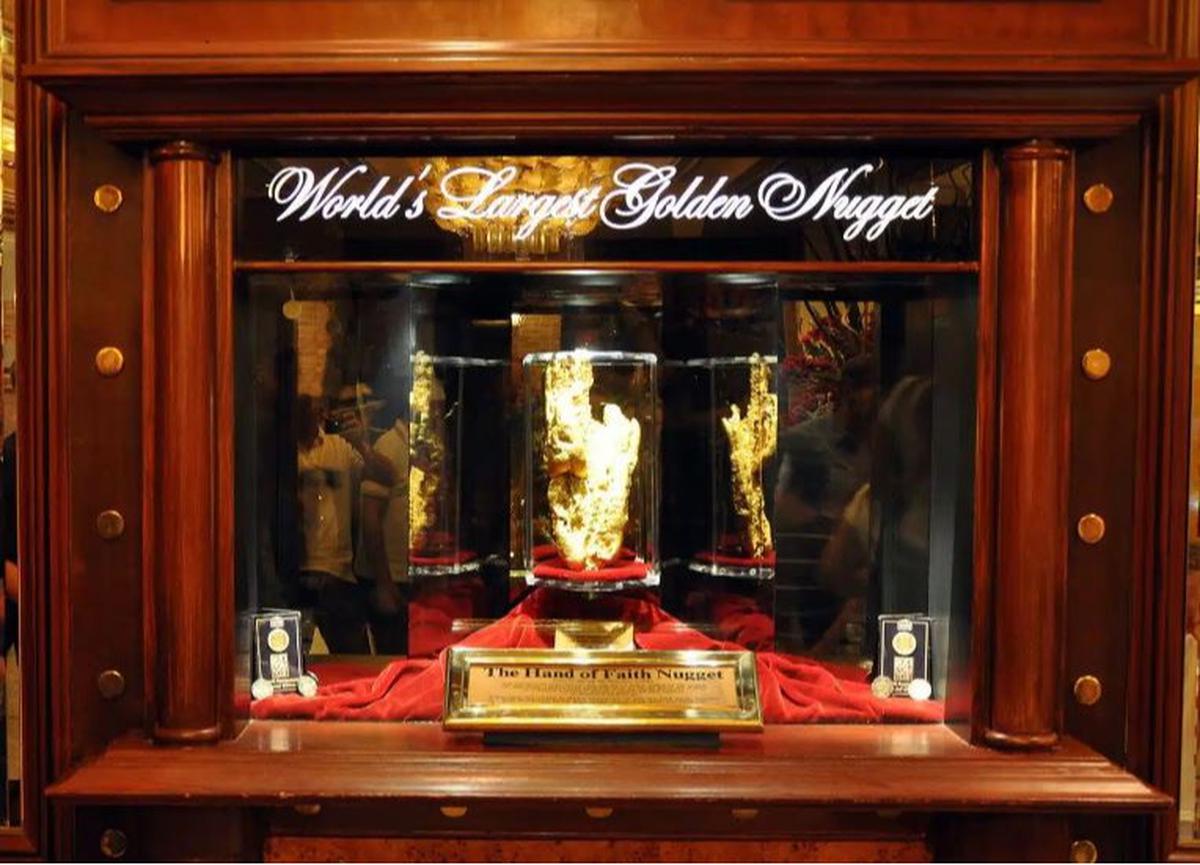 Bongkahan emas "Tangan Iman".