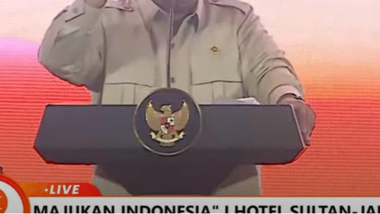 Prabowo du Penutupan Munas VI PKS