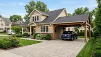 7 Desain Carport Rumah Tanpa Pagar agar Mobil Tetap Aman, Solusi untuk yang Ingin Fasad Terbuka