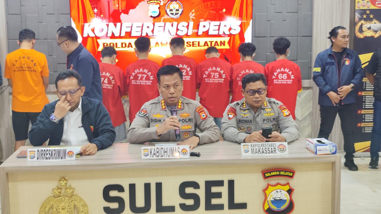 Tangkap 7 Tersangka Tawuran Antar Kelompok di Tallo, Dirkrimum Polda Sulsel: Semua Pengguna Narkoba