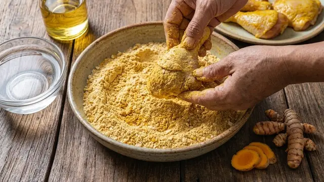Resep Curcuma Fried Chicken