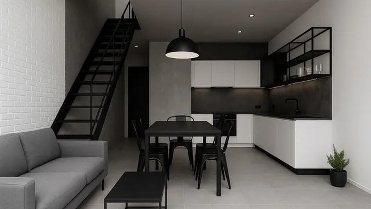 8 Rumah 5x7 Industrial Minimalis, Hunian Jadi Terasa Lapang dan Estetik