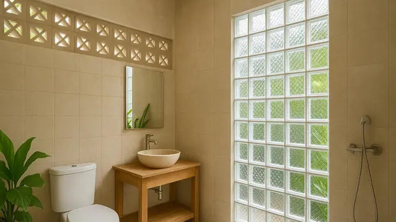 7 Model Rumah Minimalis Kombinasi Roster dan Glass Block, Hunian Cantik yang Hemat Energi