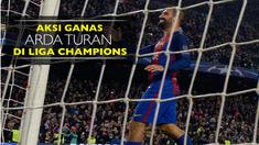 Video aksi ganas Arda Turan saat Barcelona membantai Borussia Monchengladbach 4-0 di Liga Champions, Selasa (6/12/2016).