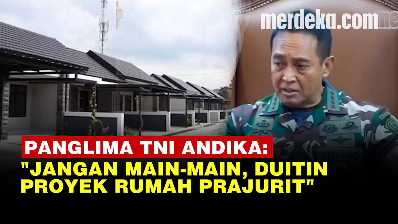 VIDEO: Panglima Andika Ancam yang Berani Korupsi Proyek Rumah Prajurit TNI