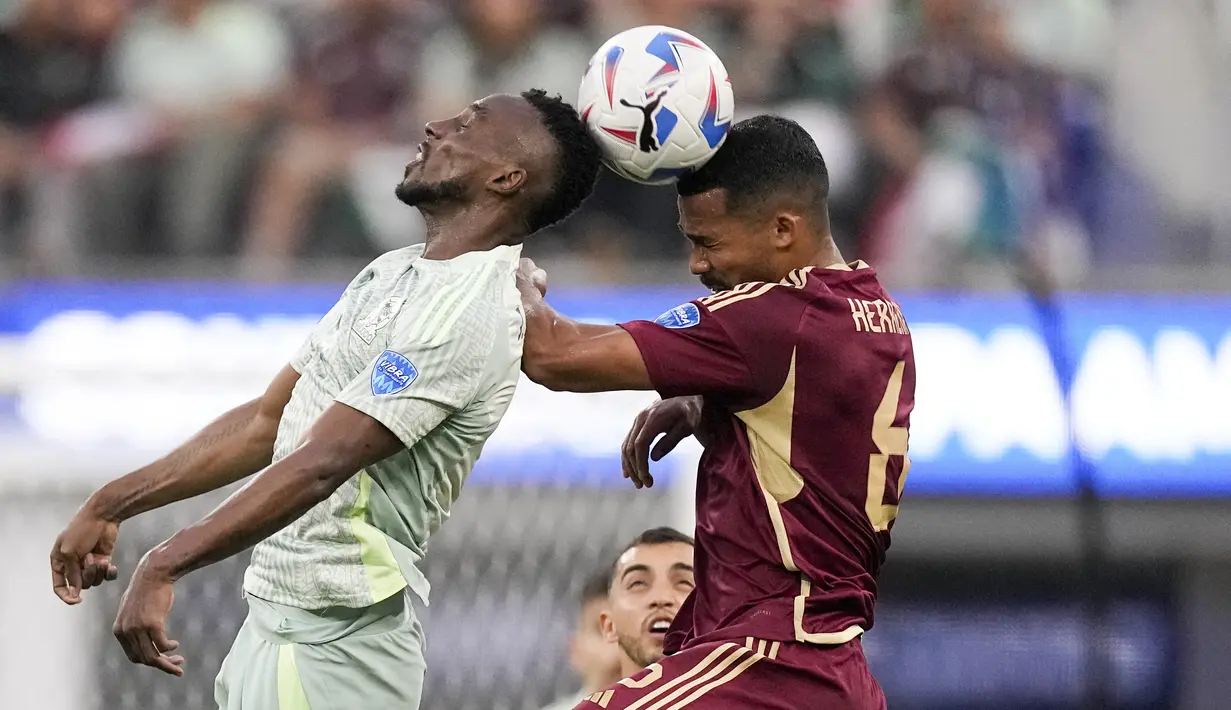 Meksiko sebenarnya memiliki kesempatan mencetak gol lewat penalti juga. (AP Photo/Mark J. Terrill)