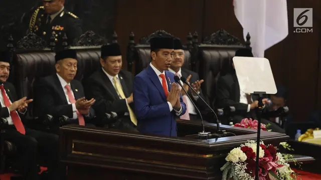 Jokowi Sampaikan Pidato Kenegaraan