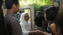 Jokowi datang sekitar pukul 11.30 wib bersama sang istri, Iriana. Rabu (9/7/14) (Liputan6.com/Herman Zakharia)