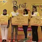 Para pemenang #BeatDiabetes Warrior Jakarta, kompetisi tentang diabetes yang digelar Tropicana Slim jelang Hari Kesehatan Sedunia. 5 April 2023. (Liputan6/Asnida Riani)