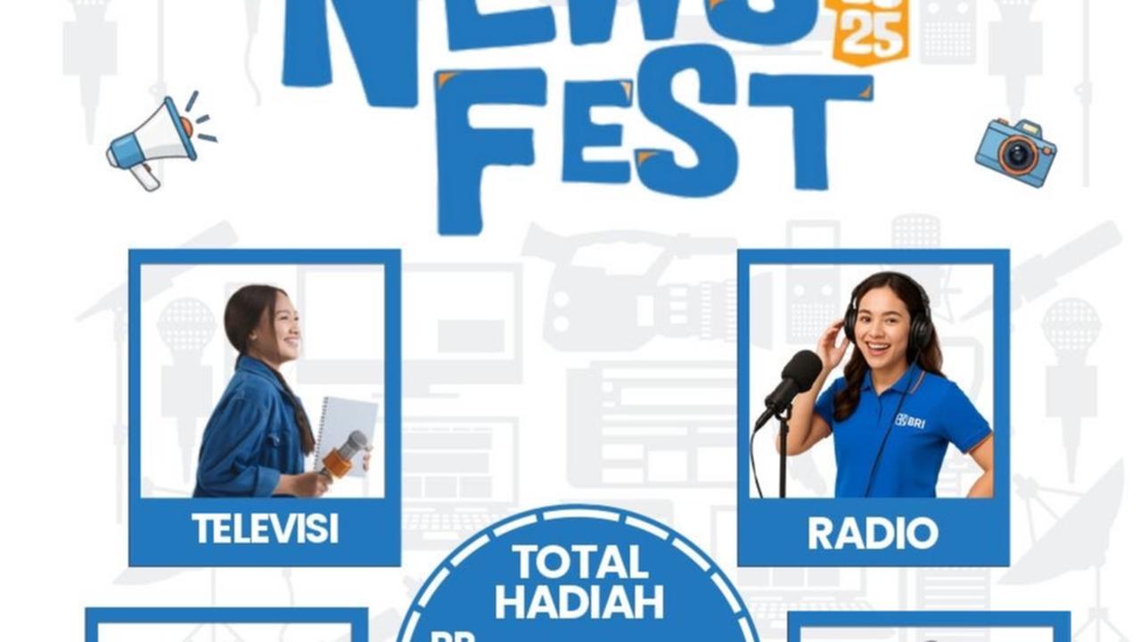 BRI Jaring Karya Jurnalistik Inspiratif Melalui News Fest 2025