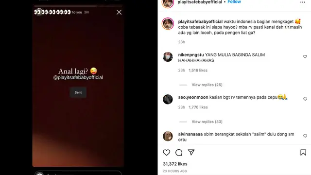 foto chat mesum diduga milik akun Salim Nauderer