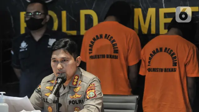 Polisi Tangkap 2 Tersangka Mutilasi di Bekasi