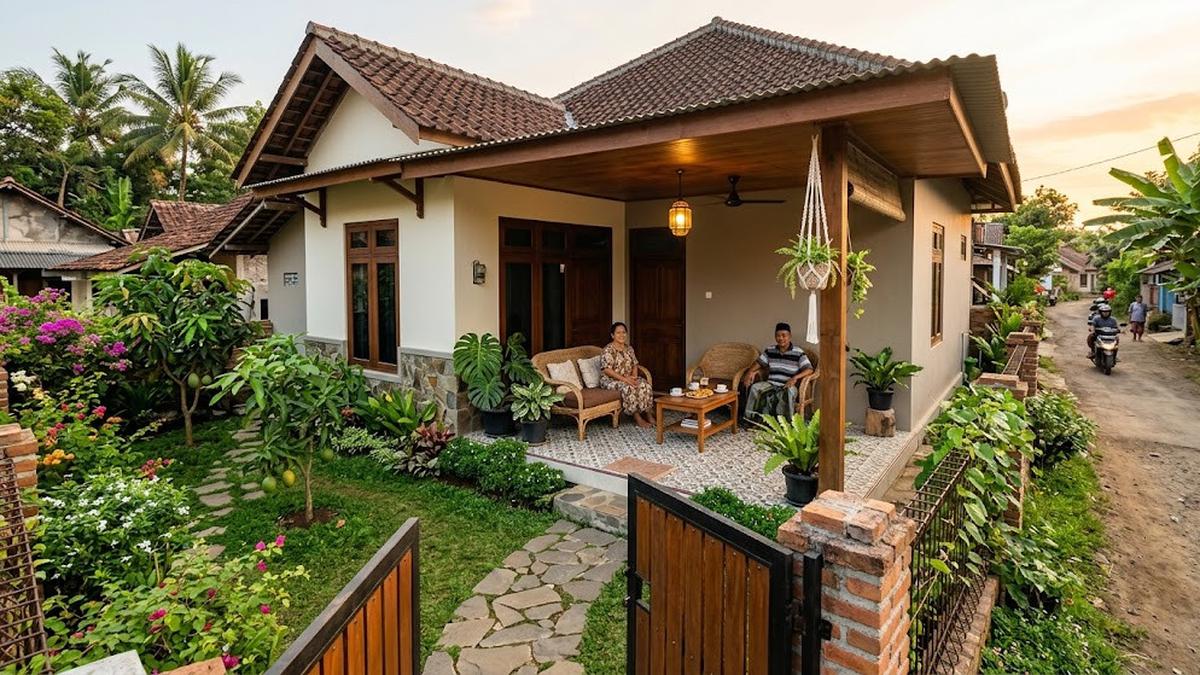 9 Desain Rumah Minimalis Kampung dengan Teras Luas Buat Santai Sore, Bikin Nyaman