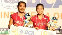 Ganda putri Indonesia Greysia Polii/Nitya Krishinda Maheswari harus puas menjadi runner up BCA Indonesia Open Superseries Premier 2015 (Humas PP PBSI)