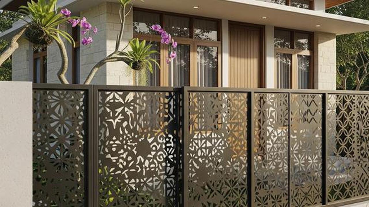 7 Desain Pagar Rumah Kecil yang Kuat dan Elegan, Ideal buat Hunian Minimalis di Tahun 2025