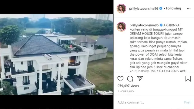 Prilly Latuconsina (Foto: Instagram/@prillylatuconsina96)