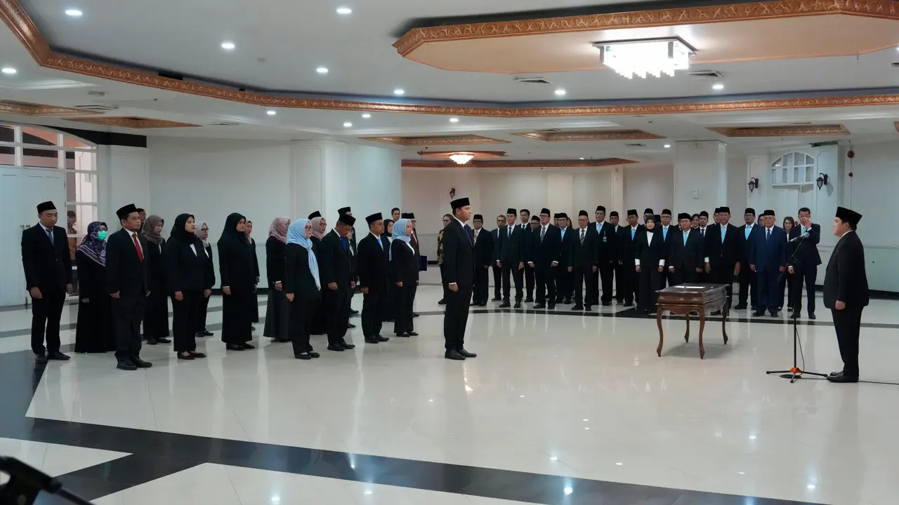 Lantik Pejabat Tinggi di Kemenpora, Menpora Erick: Rotasi ini Bentuk Komitmen Serius Transformasi