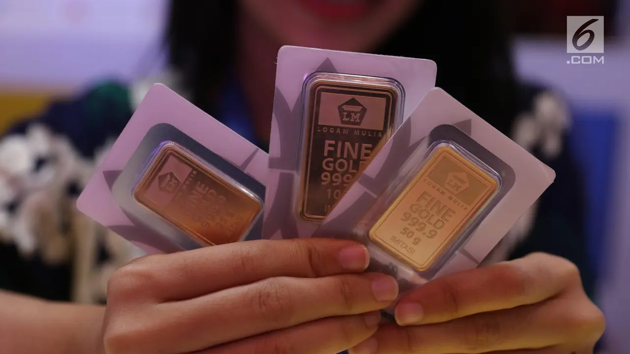 Harga Emas Antam Turun Rp 4.000 per Gram