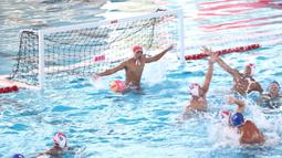 Tim Merah Putih melibas Filipina dengan skor telak 28-3 di Thammsat University Rangsit Campus, Thailand, Senin (15/12/2025). (Dok. PB Akuatik Indonesia)