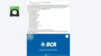 Cek Fakta: Tidak Benar Link Pendaftaran Undian Berhadiah BCA