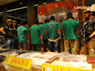 [FOTO] Polres Jakarta Barat Sita Narkoba Dari 10 Tersangka