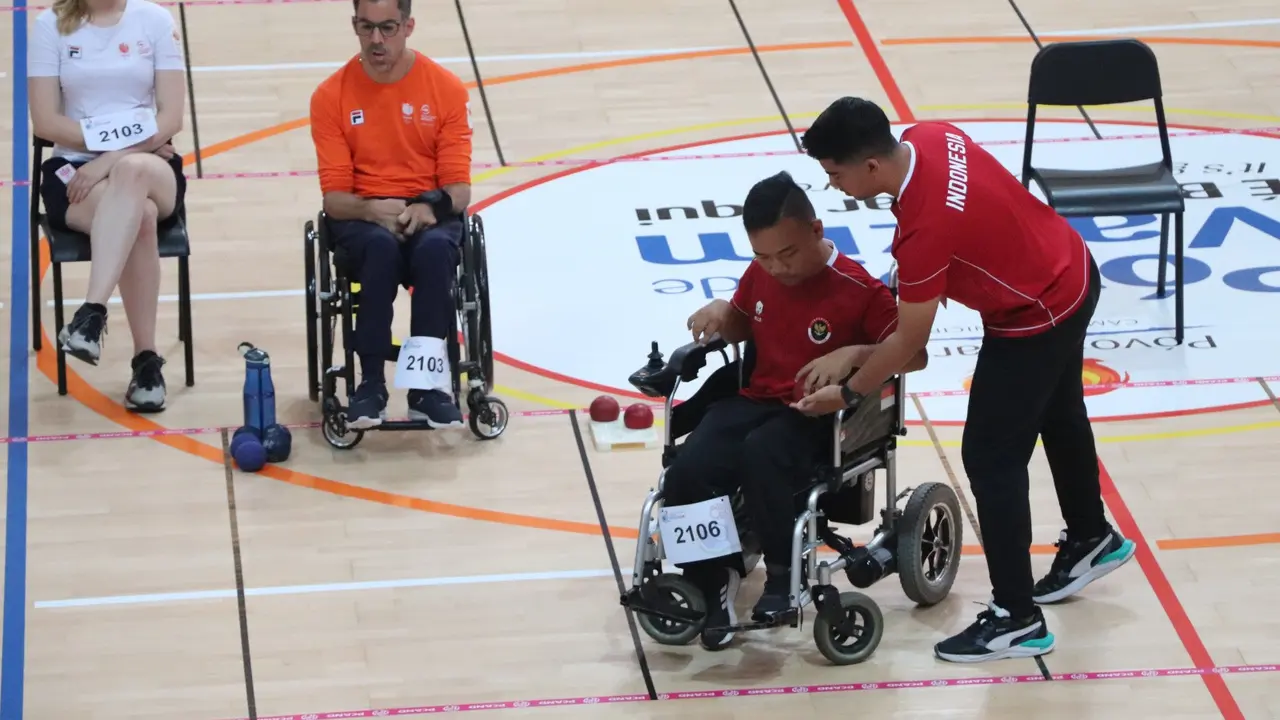 FOTO Timnas Boccia Indonesia
