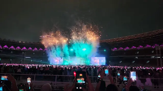 Konser Blackpink di GBK, Jakarta Pusat. ( Zulfa Ayu Sundari/ Liputan6.com)