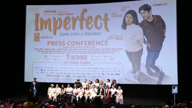 [Fimela] Prescon film Imperfect: Karir, Cinta & Timbangan