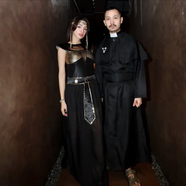 Potret Angel Karamoy Rayakan Halloween