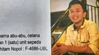 Seorang Pemuda di Sukabumi Hilang Misterius Usai Pamit Kerja