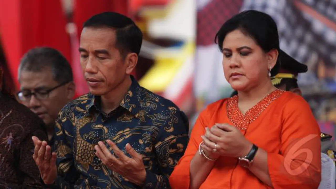 Presiden Jokowi dan Iriana