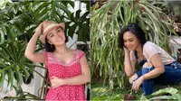 7 Gaya Yuni Shara Berkebun, dari Pakai Daster hingga Celana Sobek