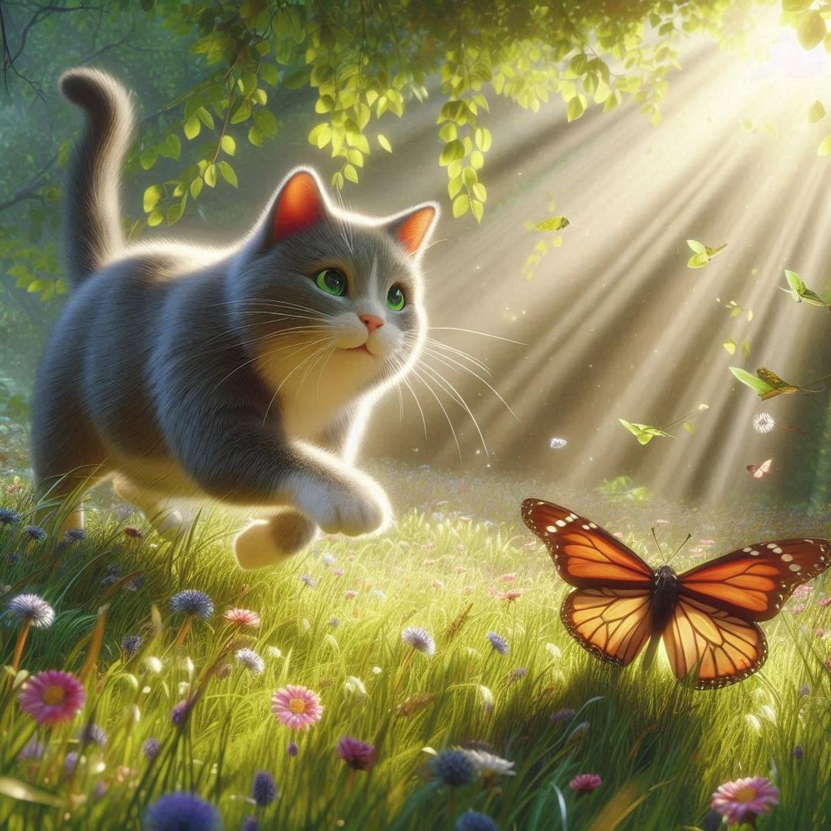 Ilustrasi Kucing Main