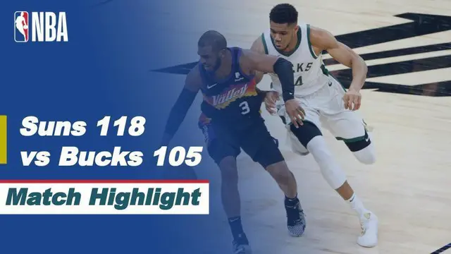 VIDEO: Kalahkan Milwaukee Bucks , Phoenix Suns Raih Kemenangan di Gim Perdana Final Playoff NBA 2021