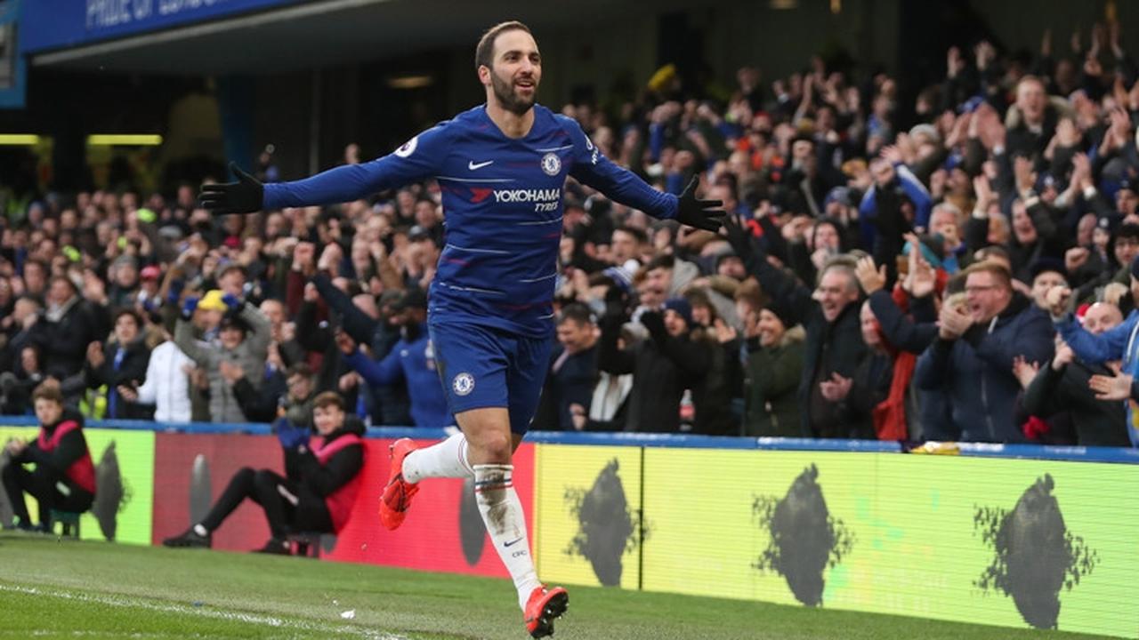 Penyerang Chelsea, Gonzalo Higuain.