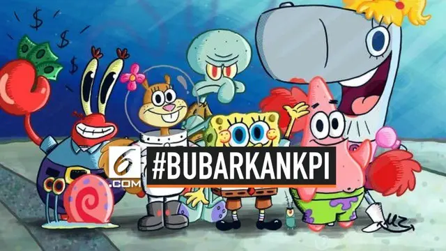 KPI resmi menegur tayangan Spongebob Squarepants yang dinilai melanggar standar program siaran KPI 2012. Warganet langsung berkomentar dengan tagar #BubarkanKPI.