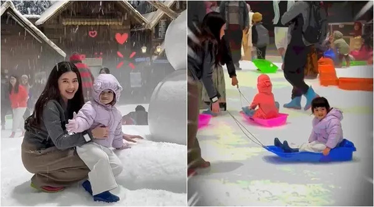 6 Potret Irish Bella Ajak Empat Anaknya Main di Snow World, Akhirnya Kumpul Bareng