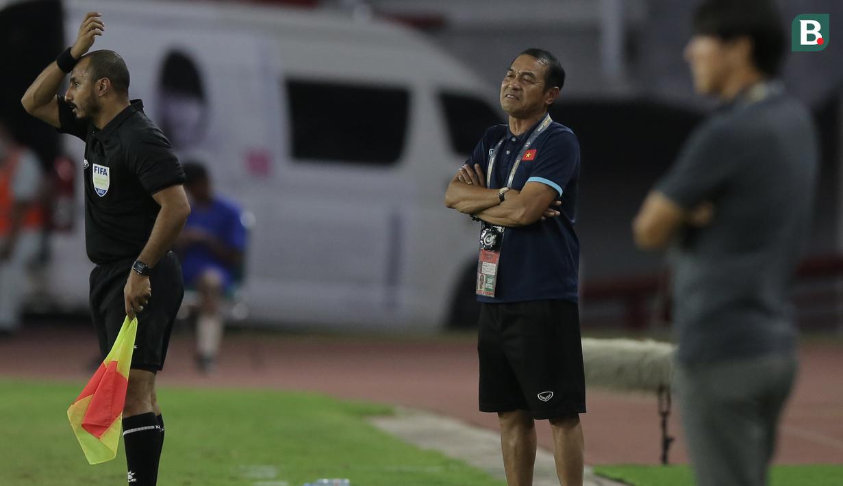 Timnas Indonesia U-20 asuhan Shin Tae-yong akhirnya berhasil mengalahkan Vietnam di laga pamungkas Kualifikasi Piala Asia U-20 2023. (Bola.com/Ikhwan Yanuar)